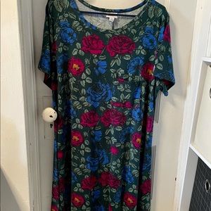 🔥2/$25🔥 Floral Lularoe Carly XL